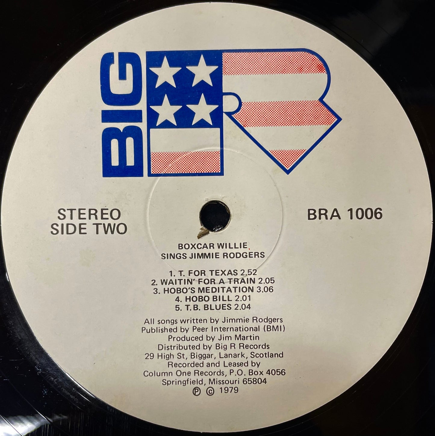 Boxcar Willie – Boxcar Willie Sings Hank Williams & Jimmie Rodgers - USED Vinyl LP