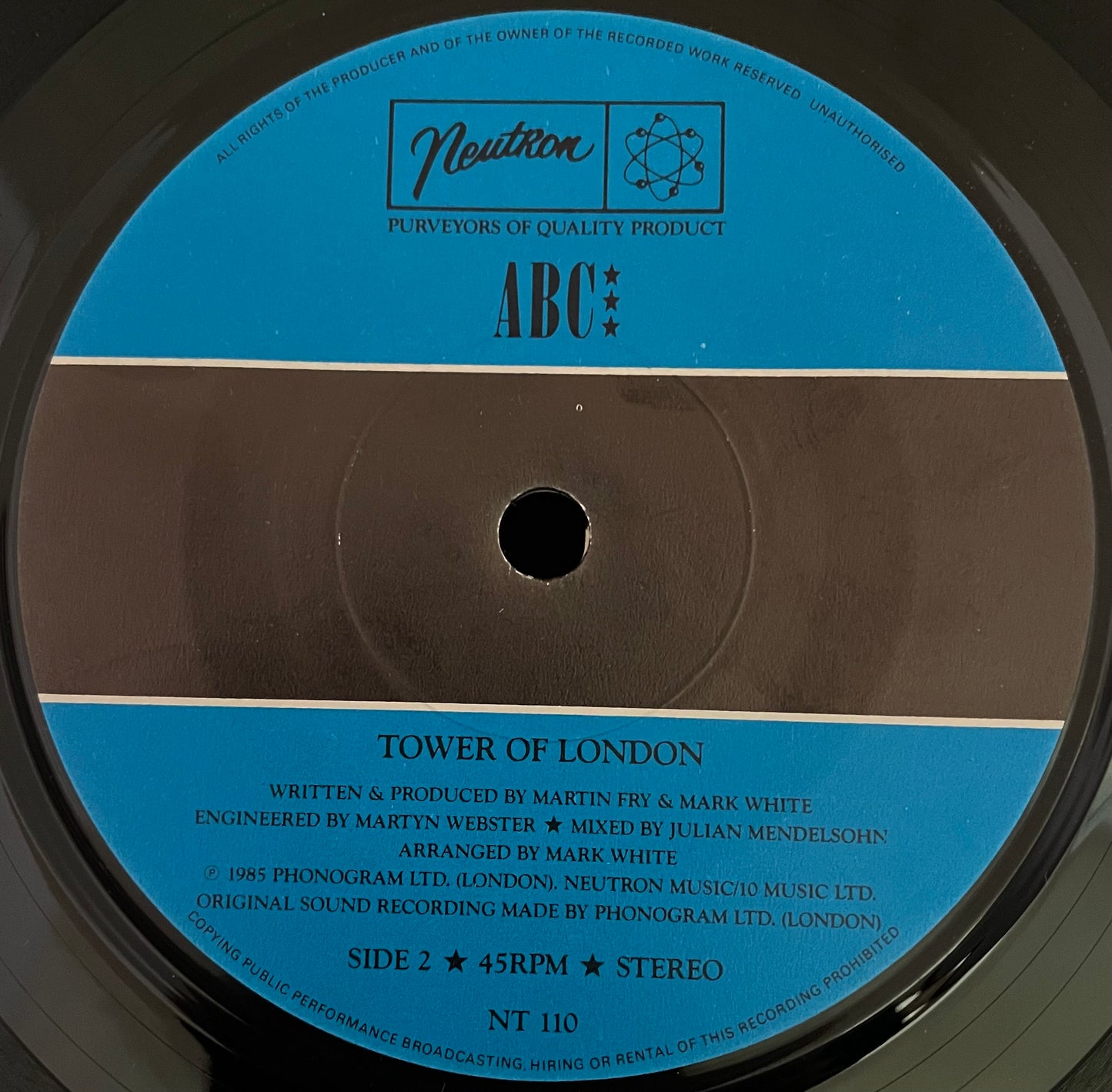 ABC – Ocean Blue - USED Vinyl 7" Single