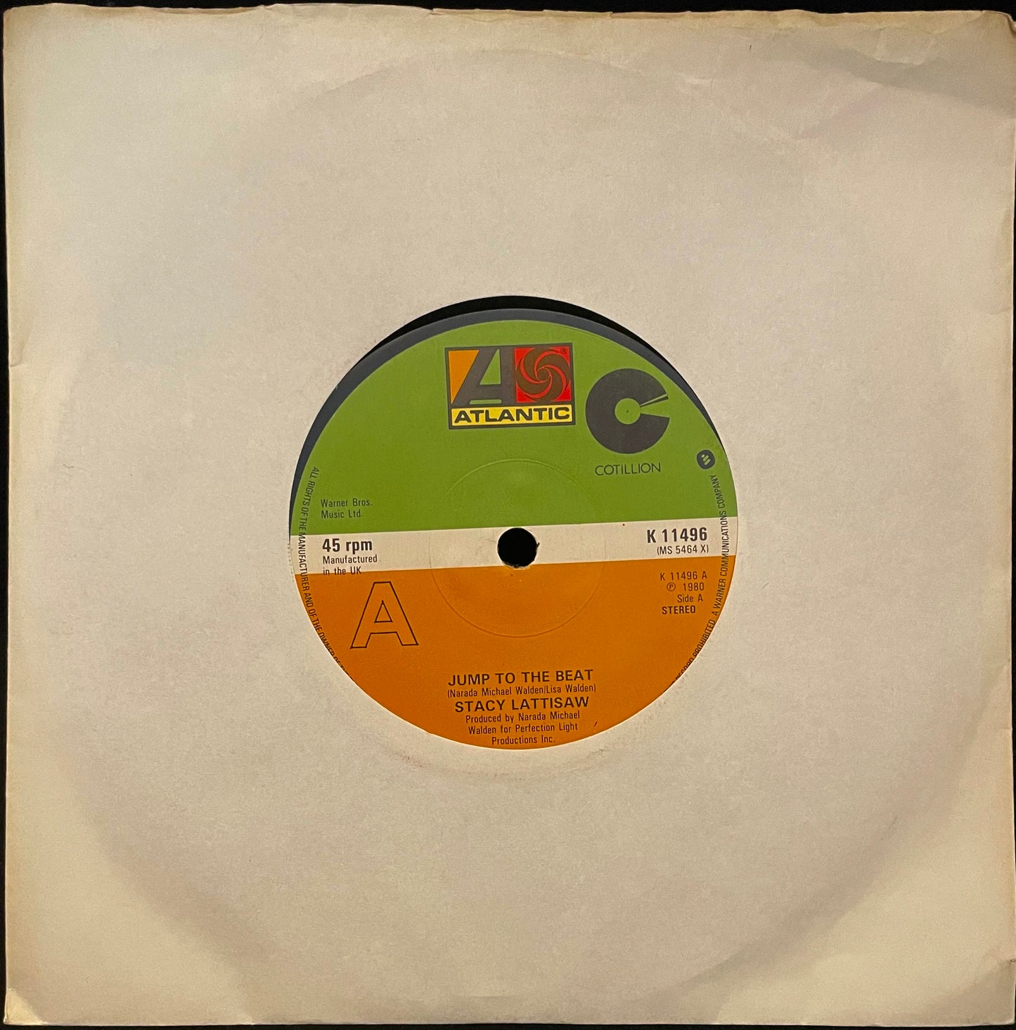 Stacy Lattisaw – Jump To The Beat - USED Vinyl 7" Single