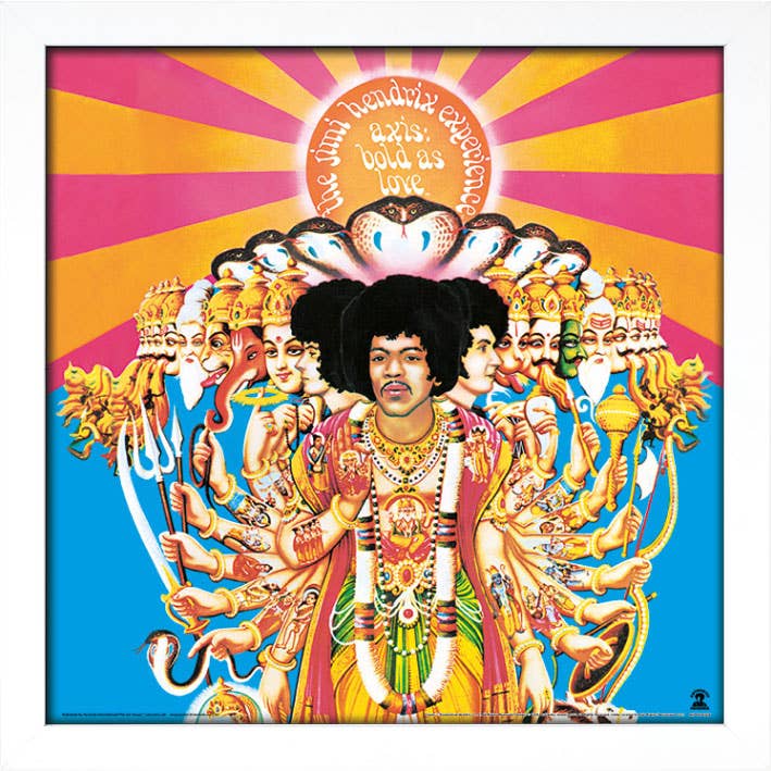 Jimi Hendrix (Axis Bold as Love) Album Cover