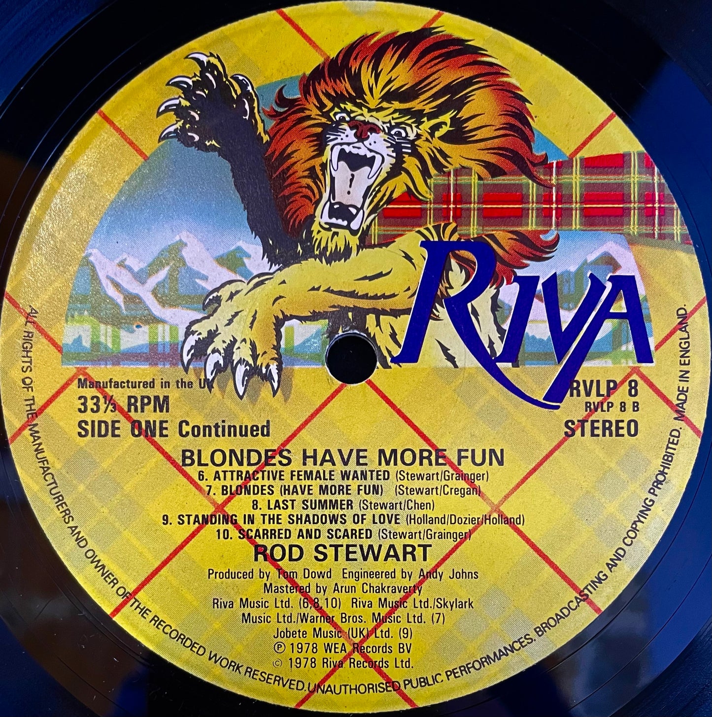 Rod Stewart – Blondes Have More Fun - USED Vinyl LP