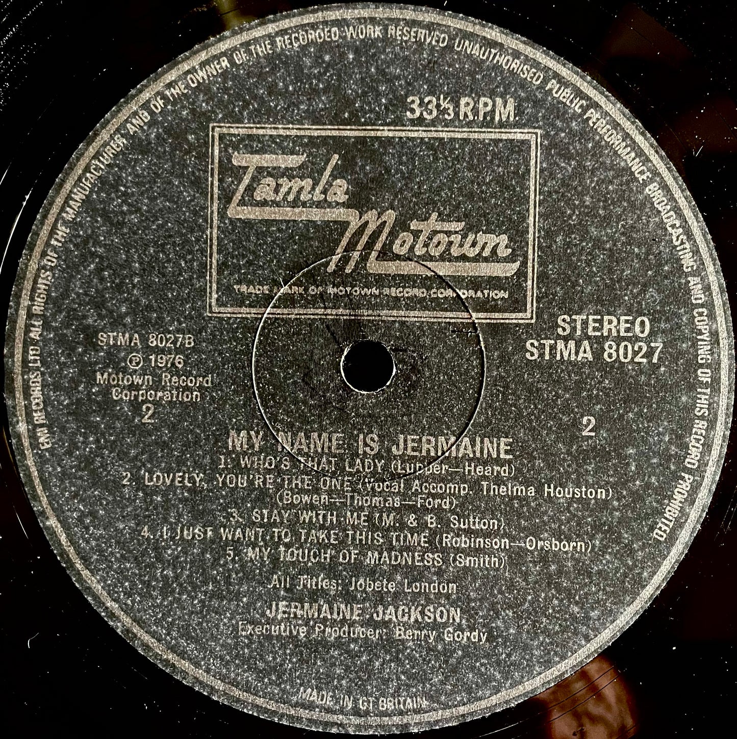 Jermaine Jackson – My Name Is Jermaine - USED Vinyl LP