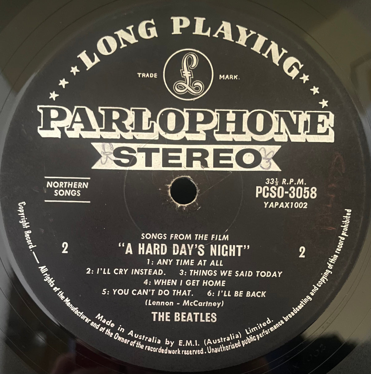 The Beatles – A Hard Day's Night - USED Vinyl LP