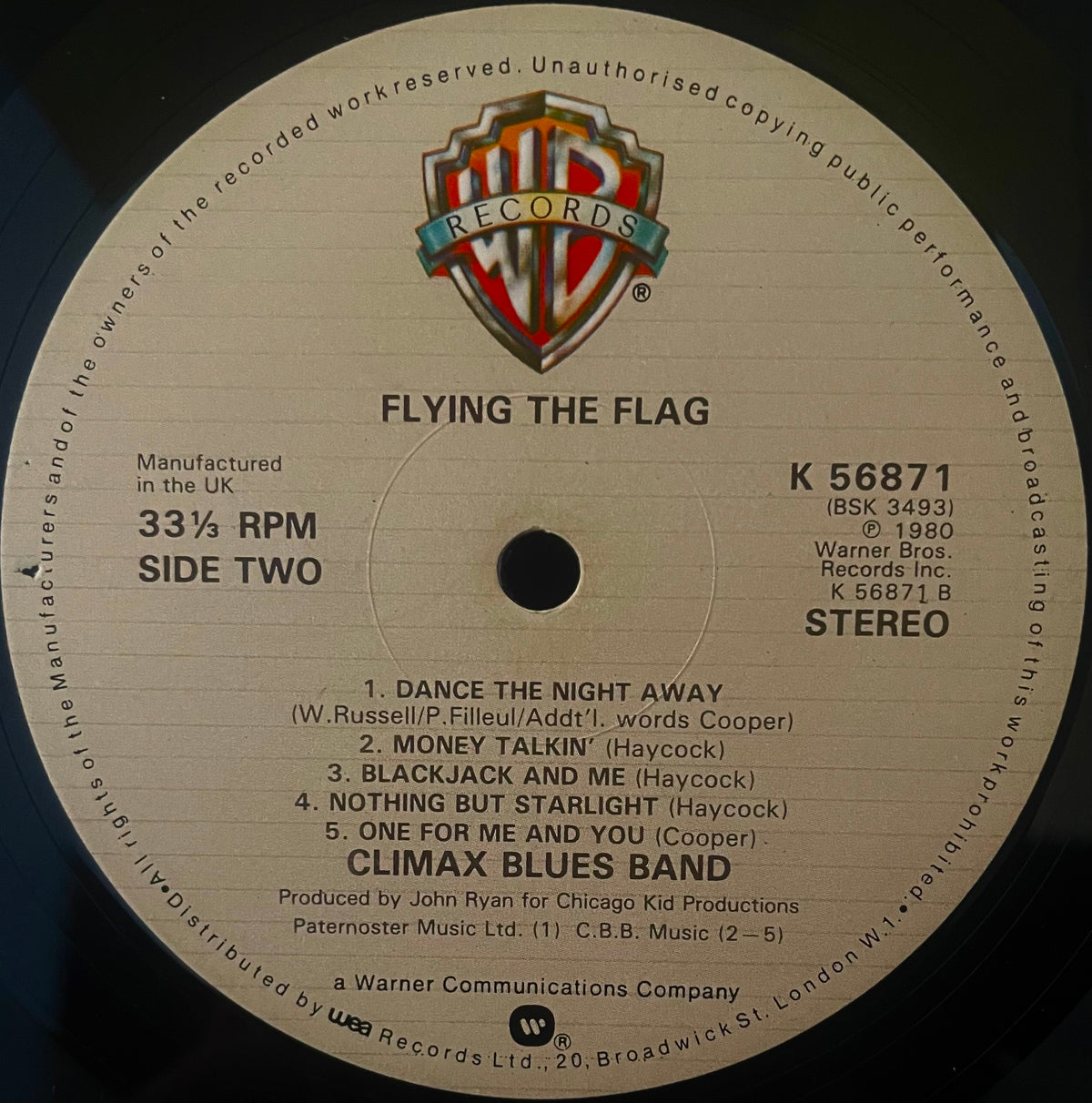 Climax Blues Band – Flying The Flag - USED Vinyl LP