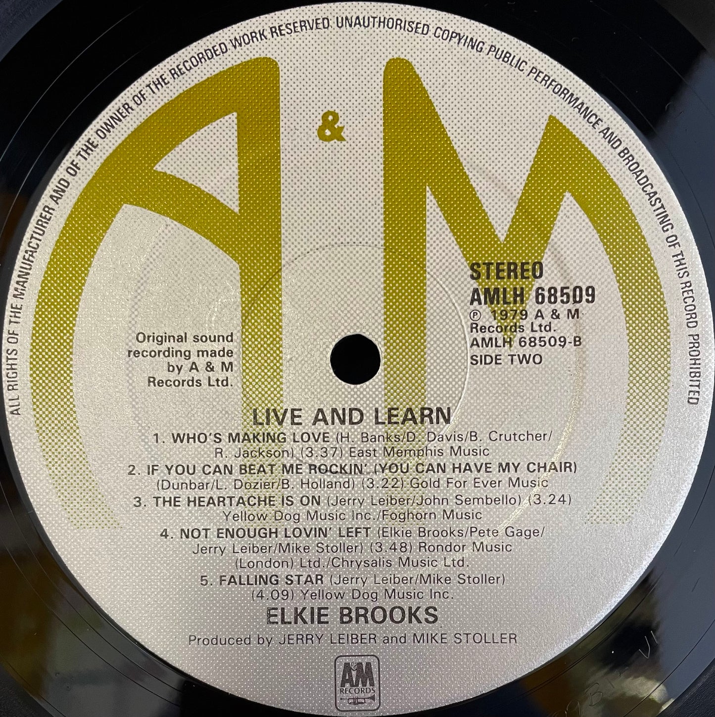 Elkie Brooks – Live And Learn - USED Vinyl LP