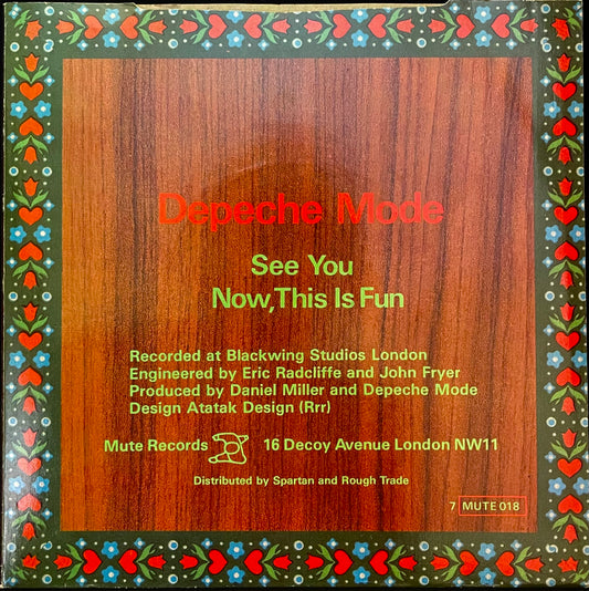 Depeche Mode – See You - USED Vinyl 7" Single