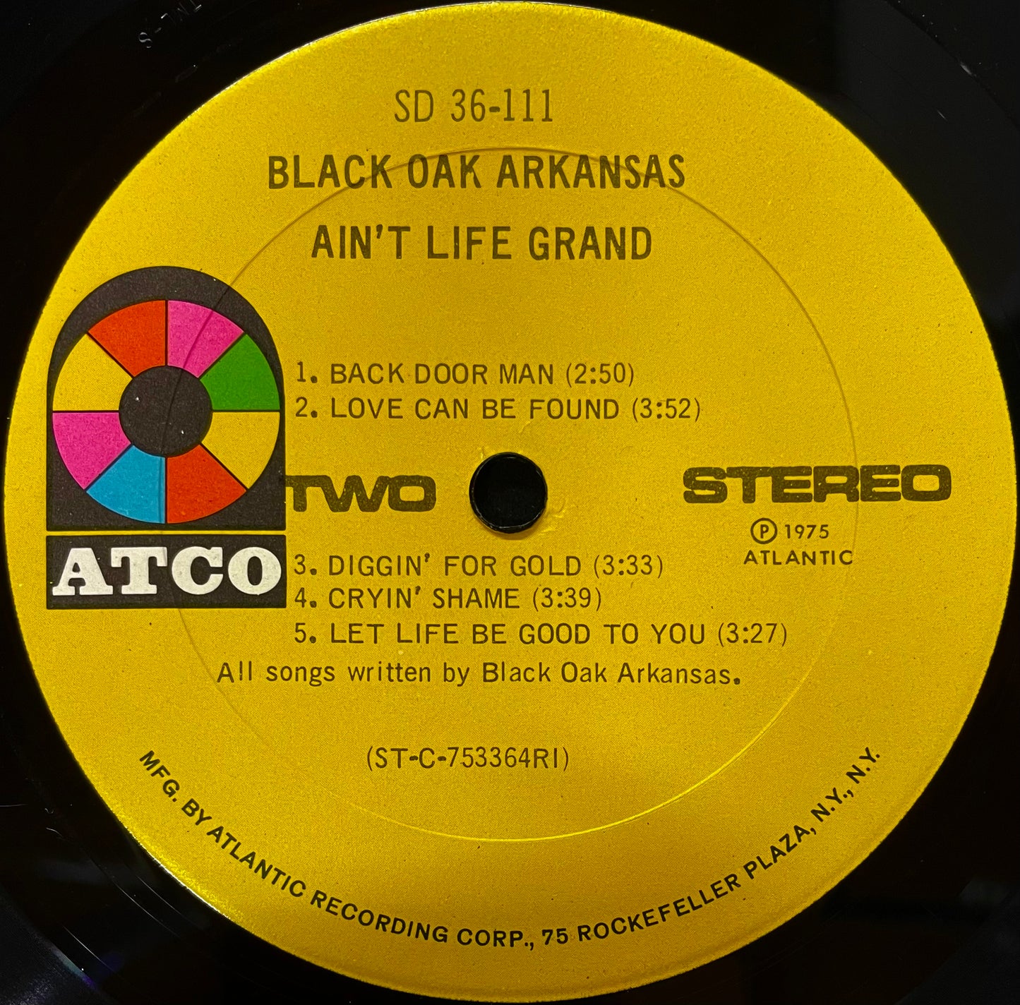 Black Oak Arkansas – Ain't Life Grand - USED Vinyl LP