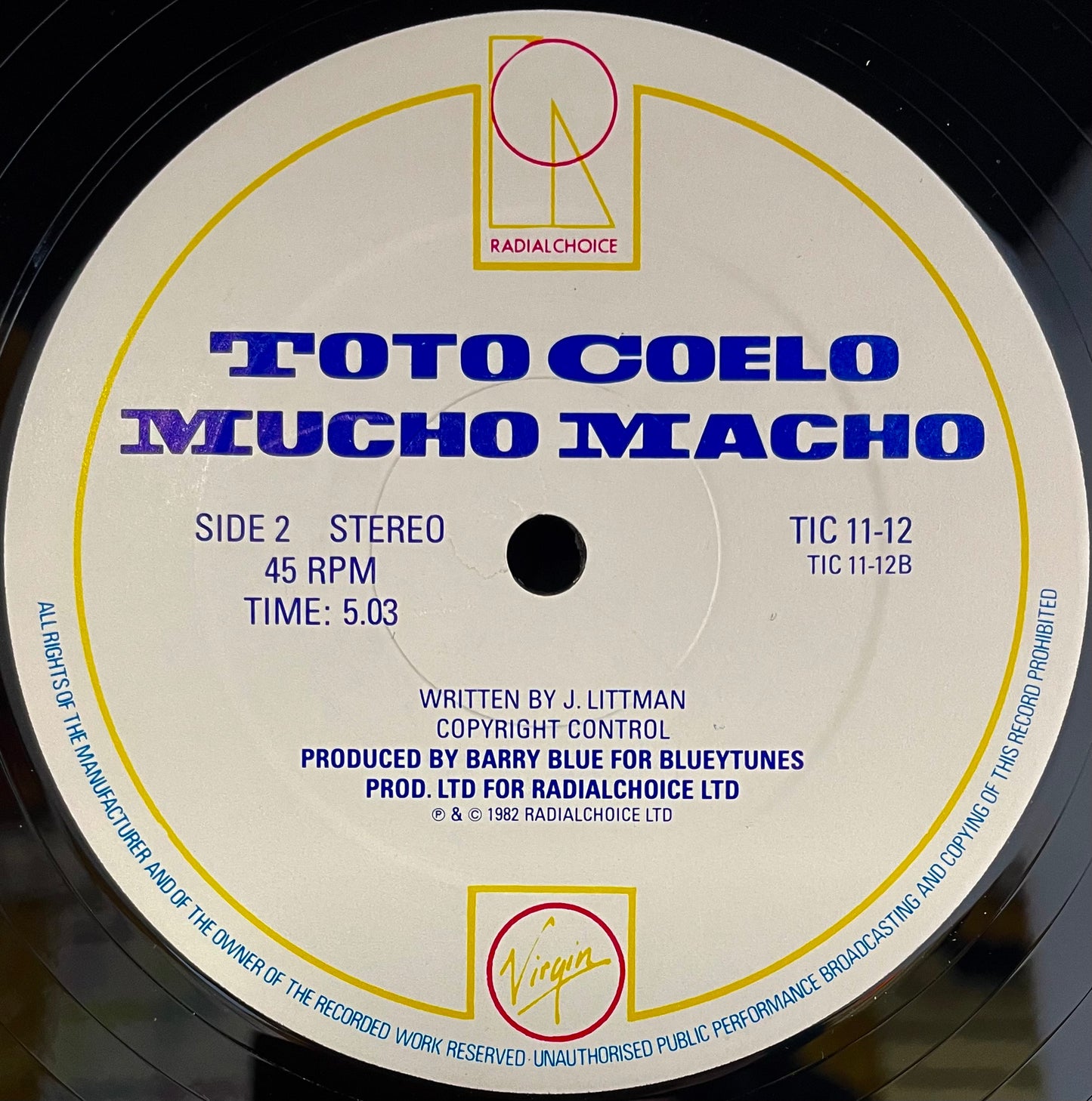 Toto Coelo – Dracula's Tango (Sucker For Your Love) - USED Vinyl 12" Single