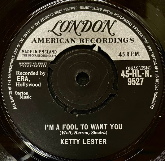 Ketty Lester– Love Letters - USED Vinyl 7" Single