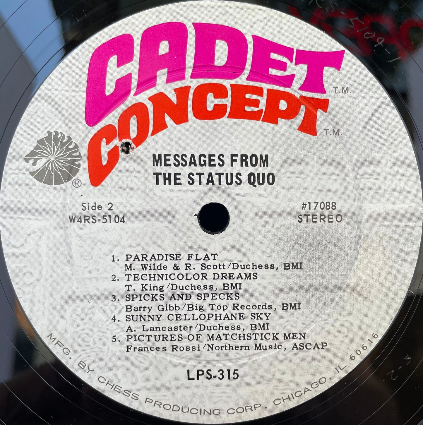 Status Quo – Messages From The Status Quo - USED Vinyl LP