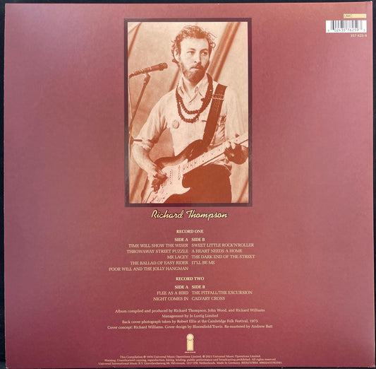 Richard Thompson – (Guitar, Vocal) A Collection Of Unreleased And Rare Material 1967-1976 - USED 180G Vinyl 2LP