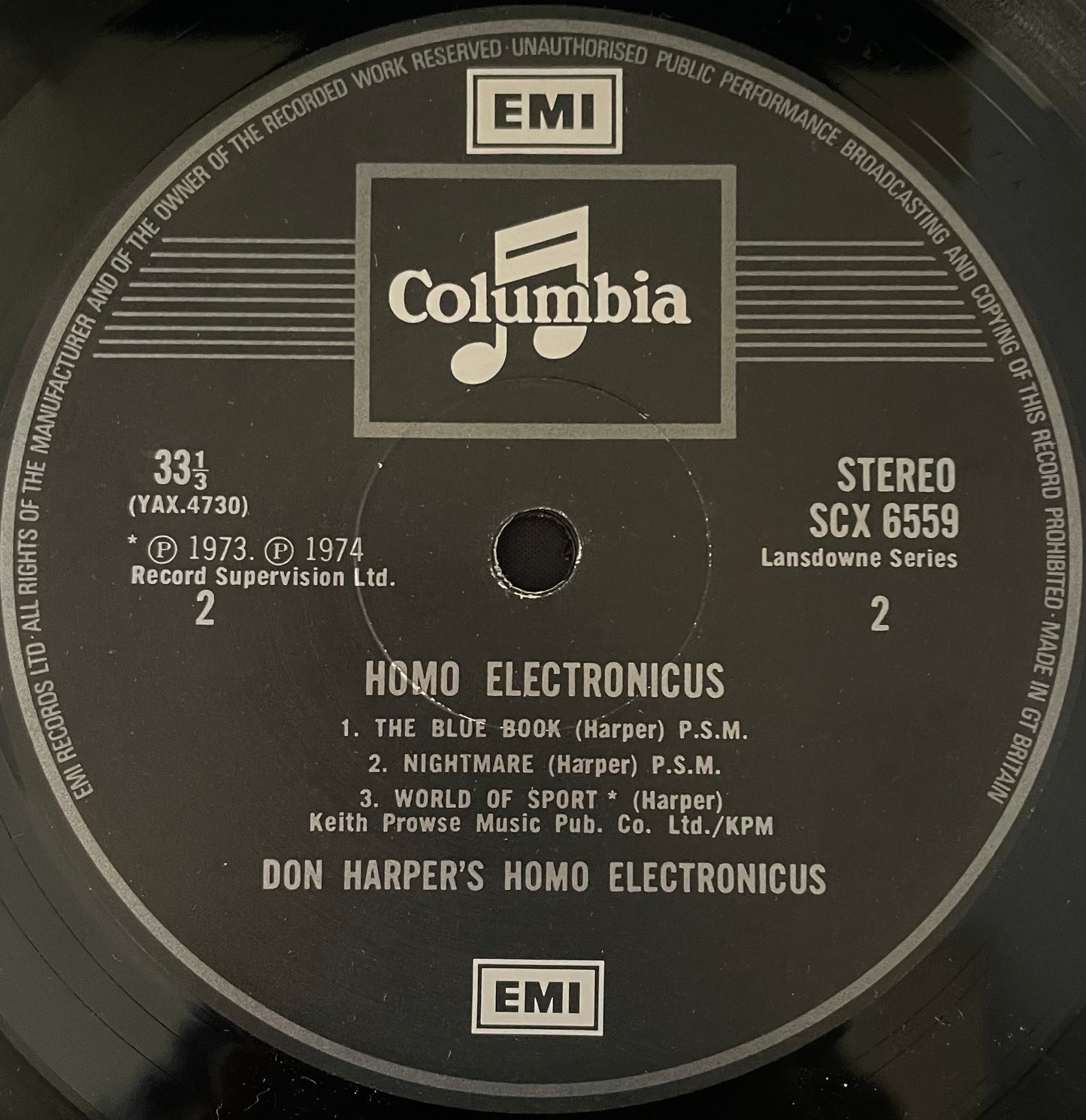 Don Harper – Homo Electronicus - USED Vinyl LP