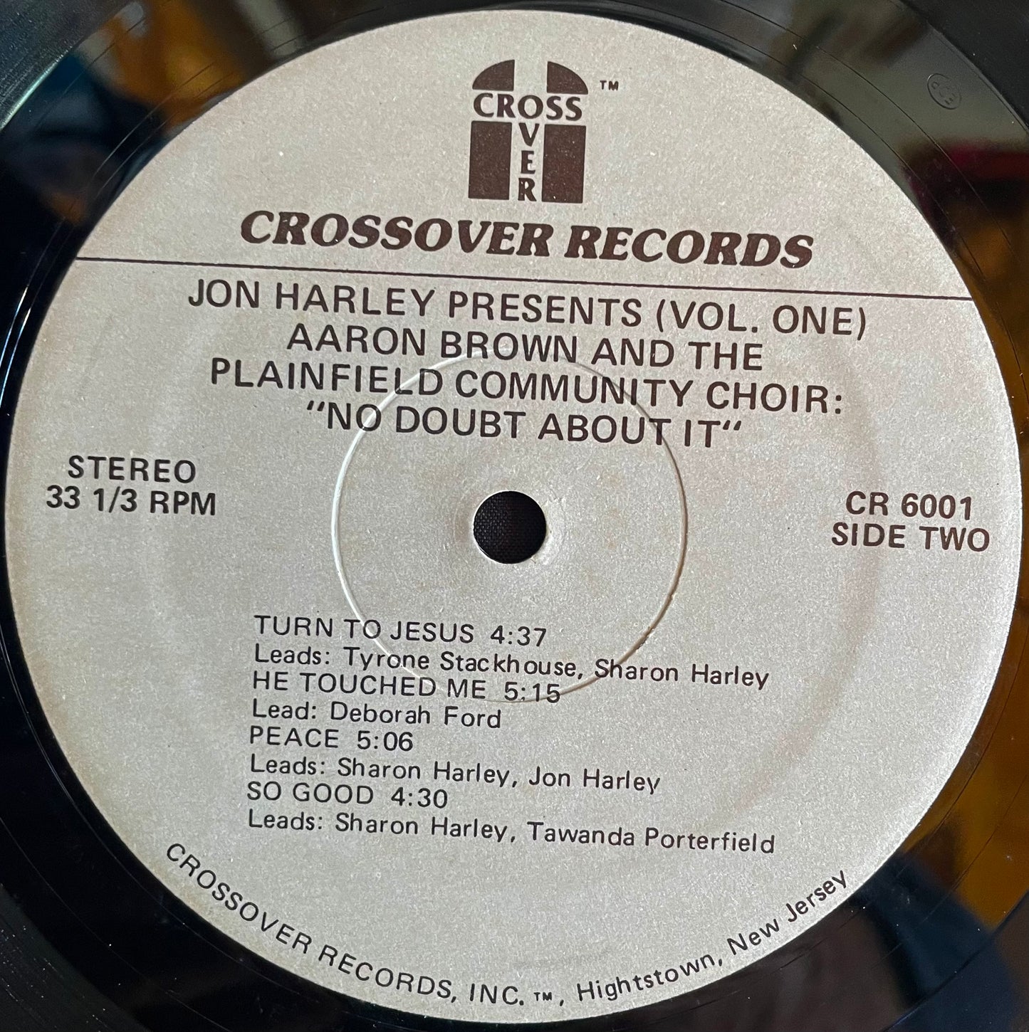 Jon Harley, Aaron Brown – No Doubt About It - USED Vinyl LP