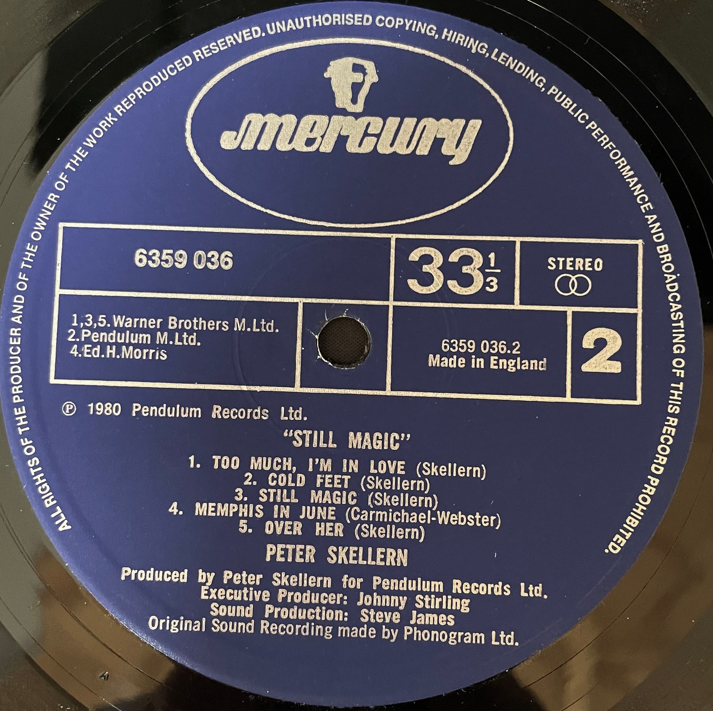 Peter Skellern – Still Magic - USED Vinyl LP