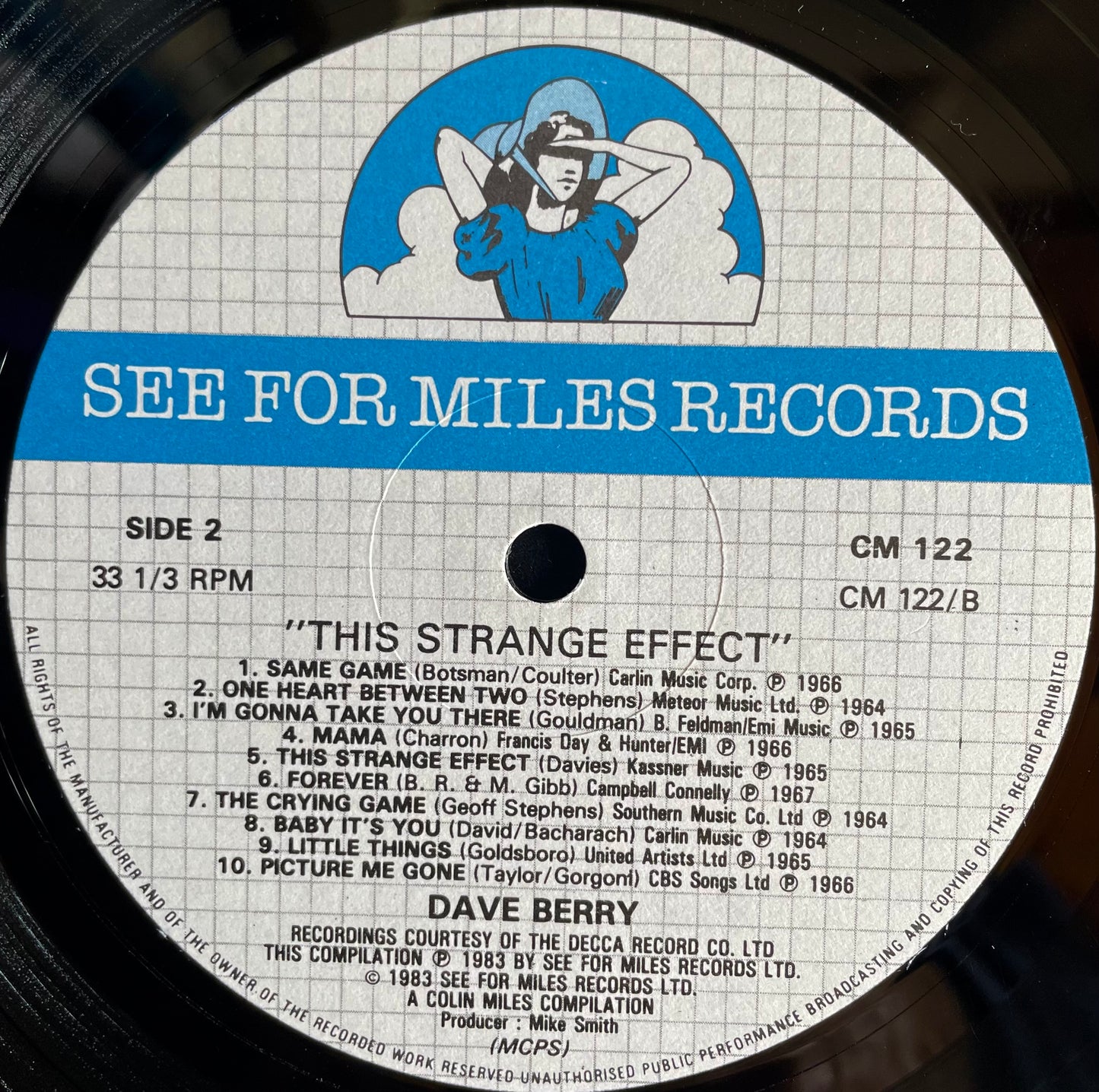 Dave Berry – This Strange Effect - USED Vinyl LP - SIGNED