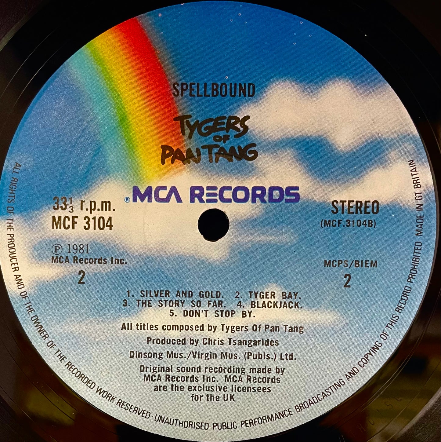 Tygers Of Pan Tang – Spellbound - USED Vinyl LP