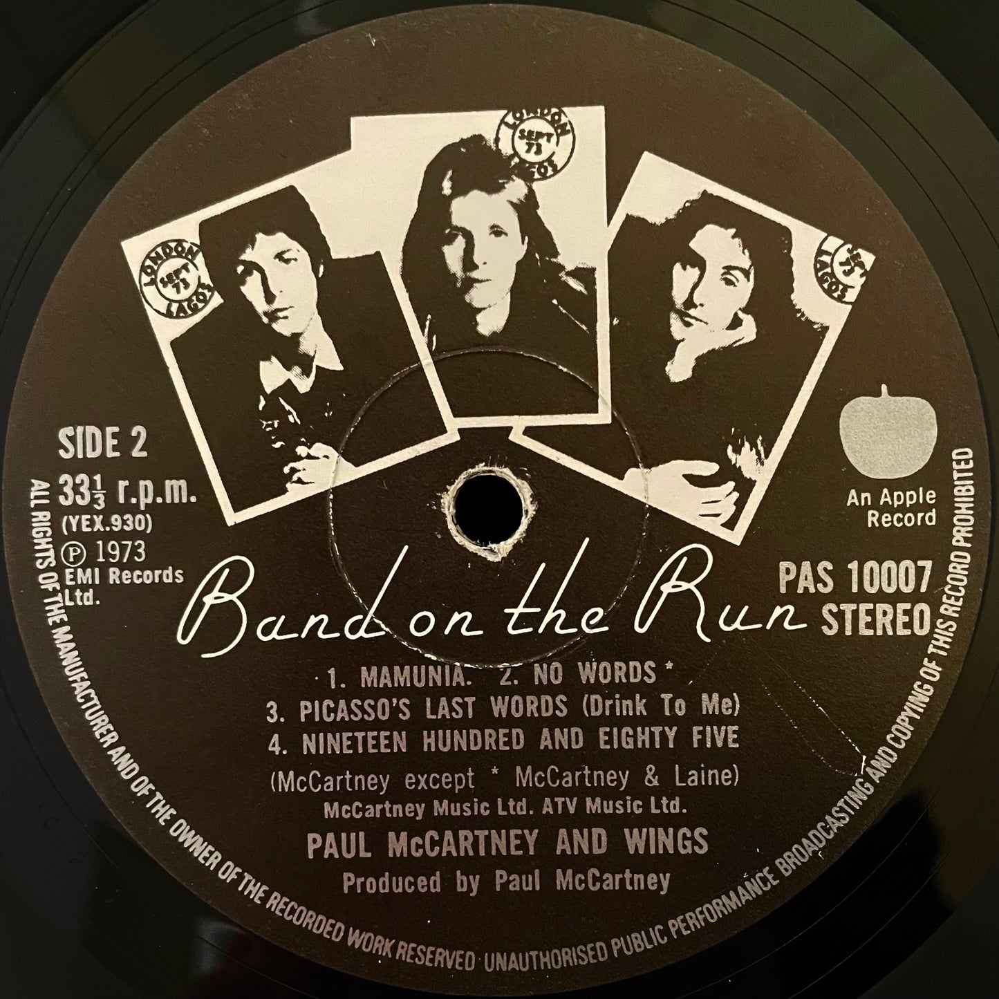 Paul McCartney And Wings – Band On The Run - USED Vinyl LP