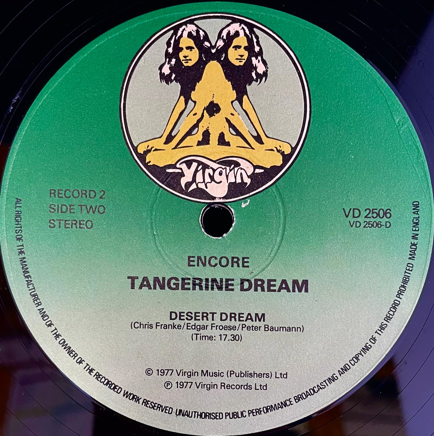 Tangerine Dream – Encore - USED Vinyl 2LP