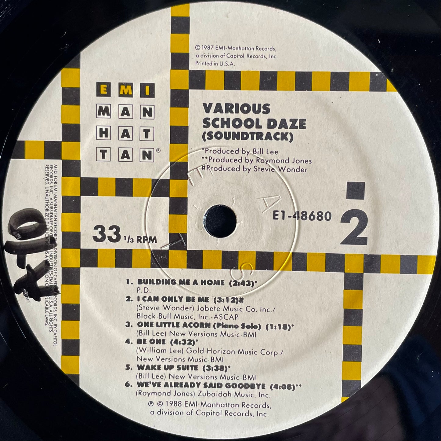 Various – School Daze (Original Motion Picture Soundtrack) - USED Vinyl LP