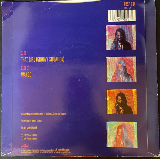 Freddie McGregor – That Girl (Groovy Situation) - USED Vinyl 7" Single