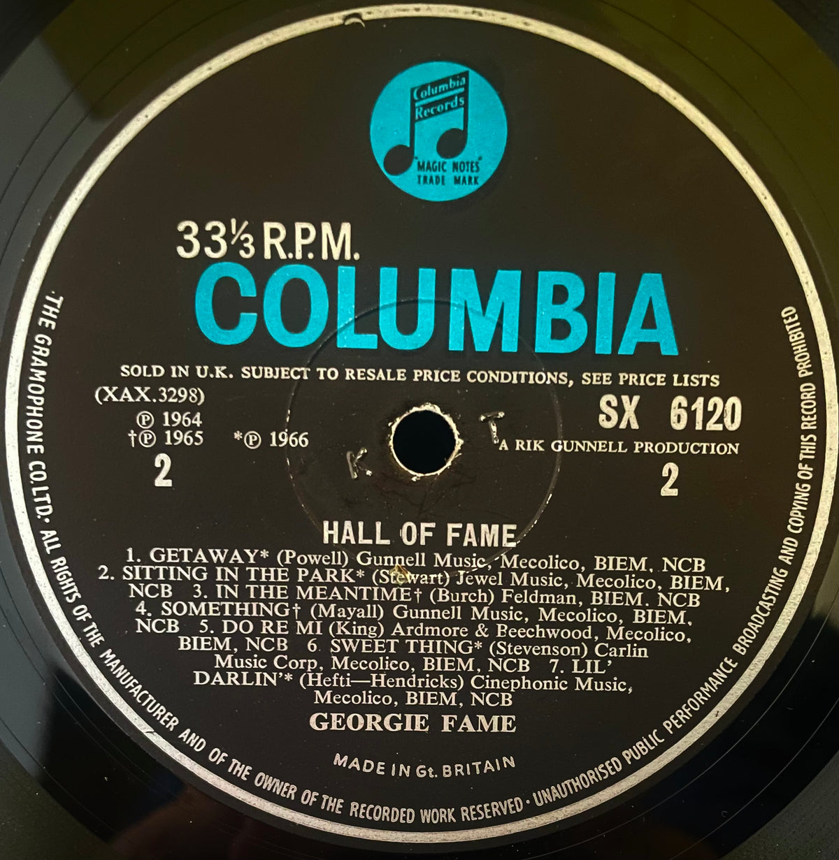 Georgie Fame – Hall Of Fame - USED Vinyl LP