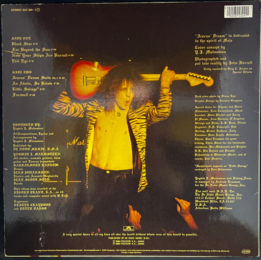 Yngwie J. Malmsteen – Rising Force - USED Vinyl LP