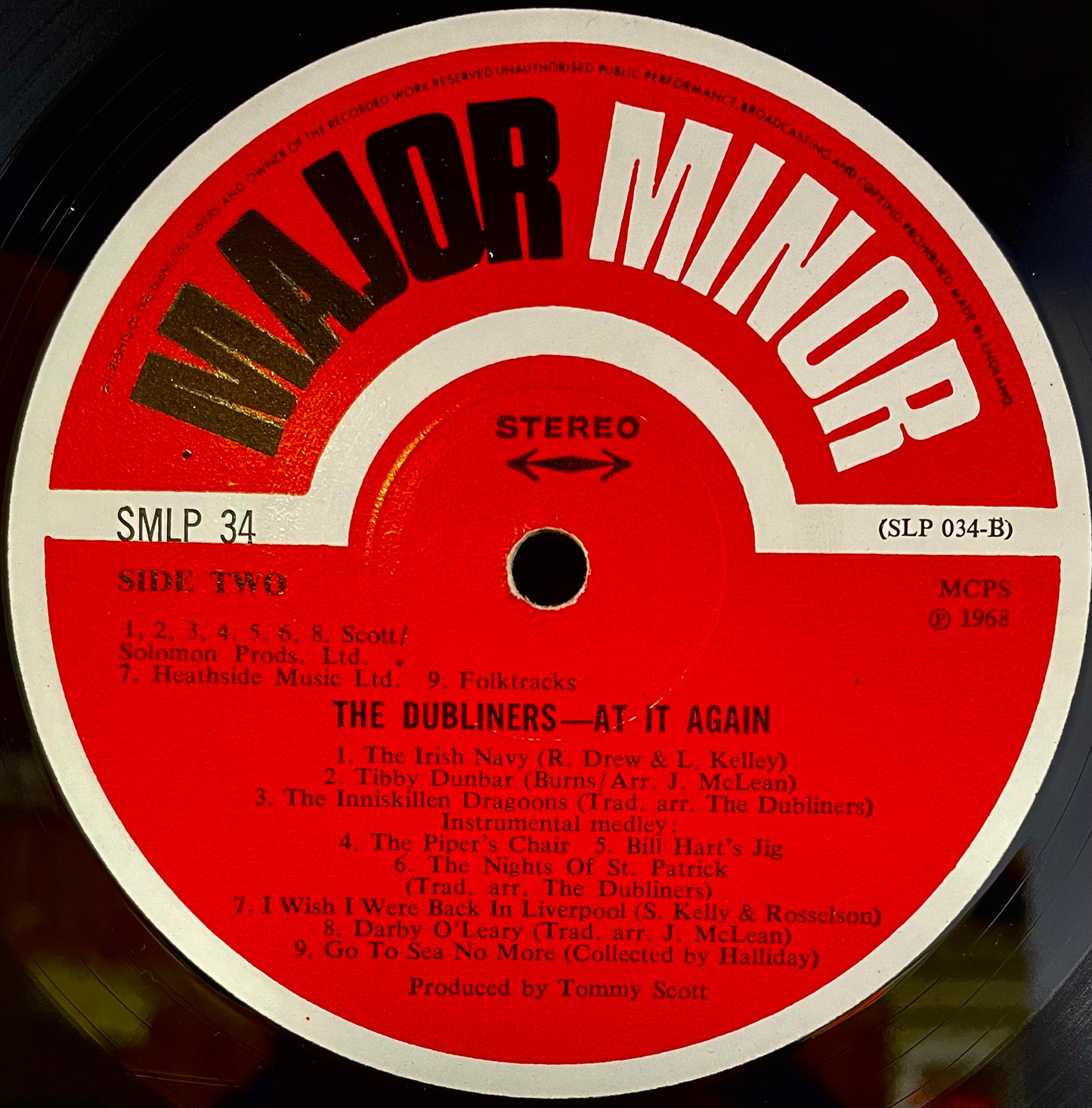 The Dubliners – At It Again! - USED Vinyl LP