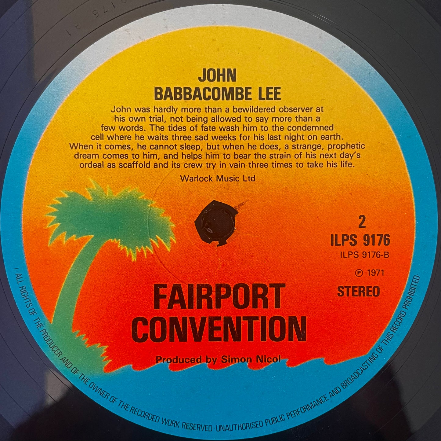 Fairport Convention – "Babbacombe" Lee - USED Vinyl LP