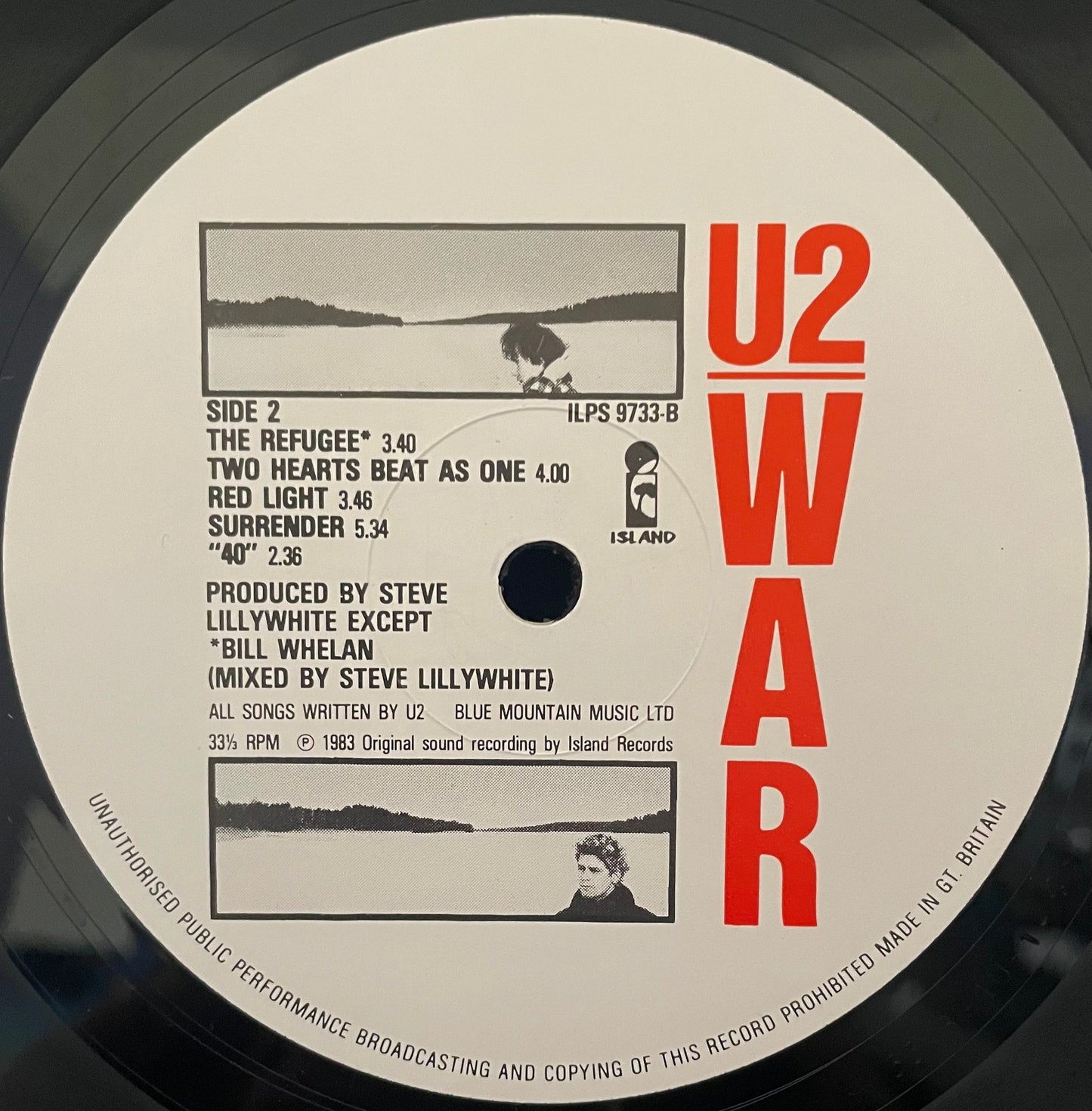 U2 – War - USED Vinyl LP