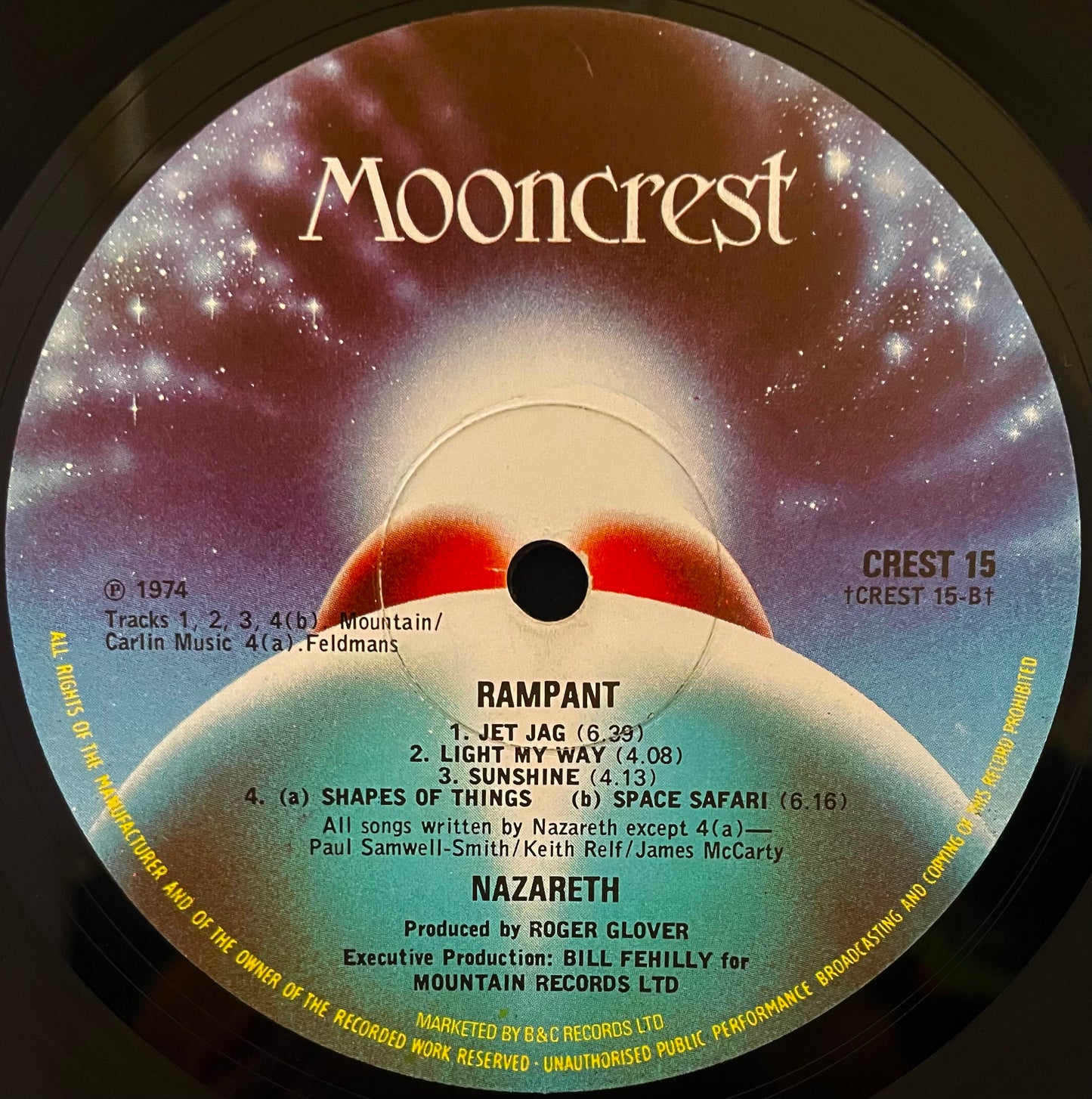 Nazareth – Rampant - USED Vinyl LP