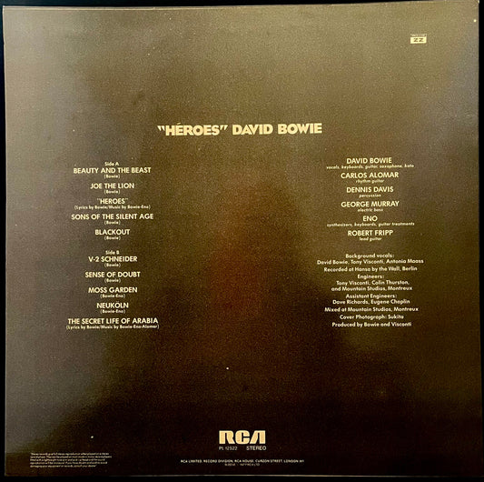 David Bowie – "Heroes" - USED Vinyl LP