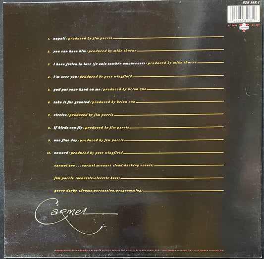 Carmel – Set Me Free – I Love Rock 'N Roll - USED Vinyl LP