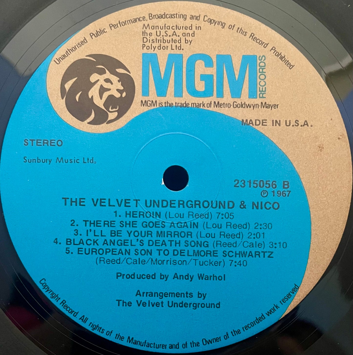 The Velvet Underground & Nico – The Velvet Underground & Nico - USED Vinyl LP