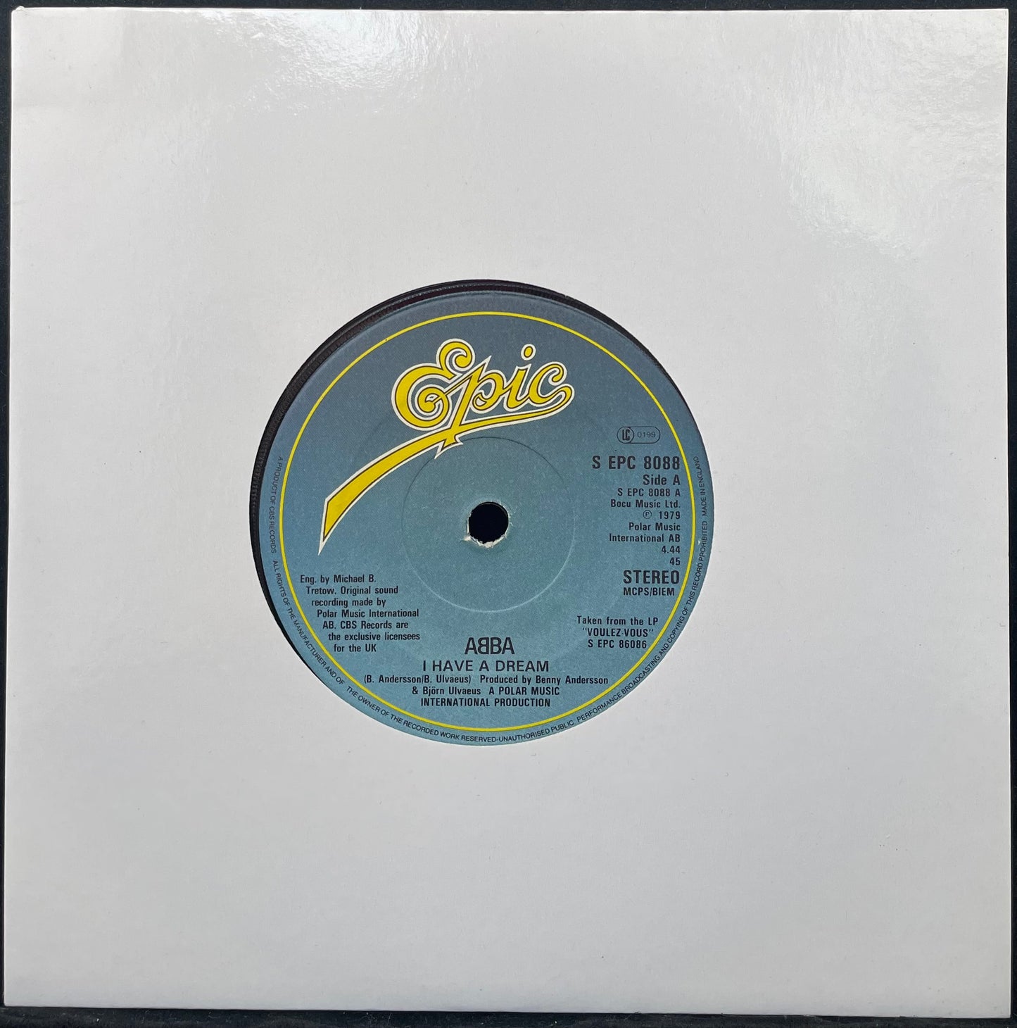 ABBA – I Have A Dream - USED Vinyl 7" Single