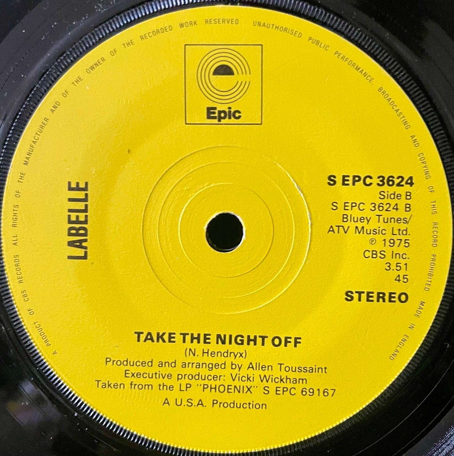 Labelle – Messin' With My Mind - USED Vinyl 7" Single