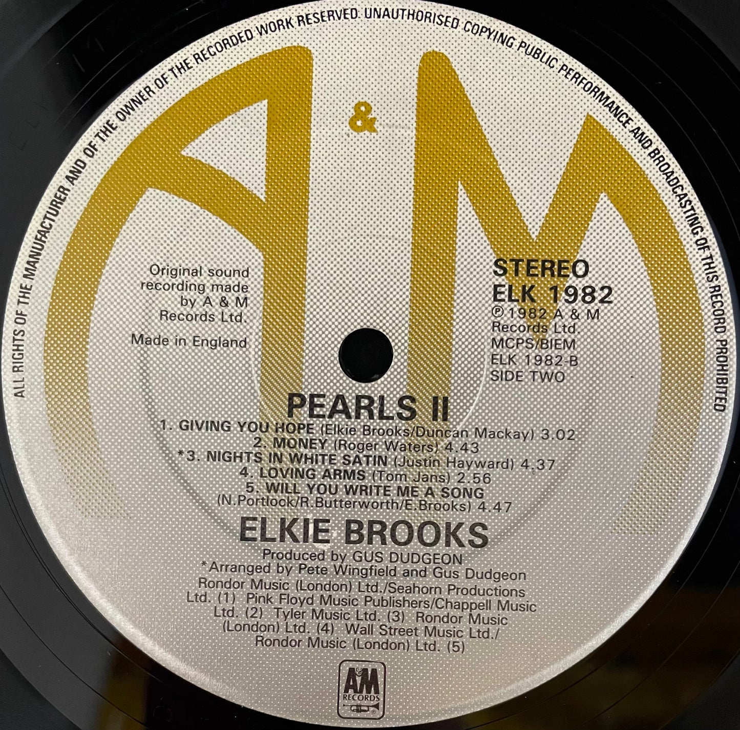 Elkie Brooks – Pearls II - USED Vinyl LP