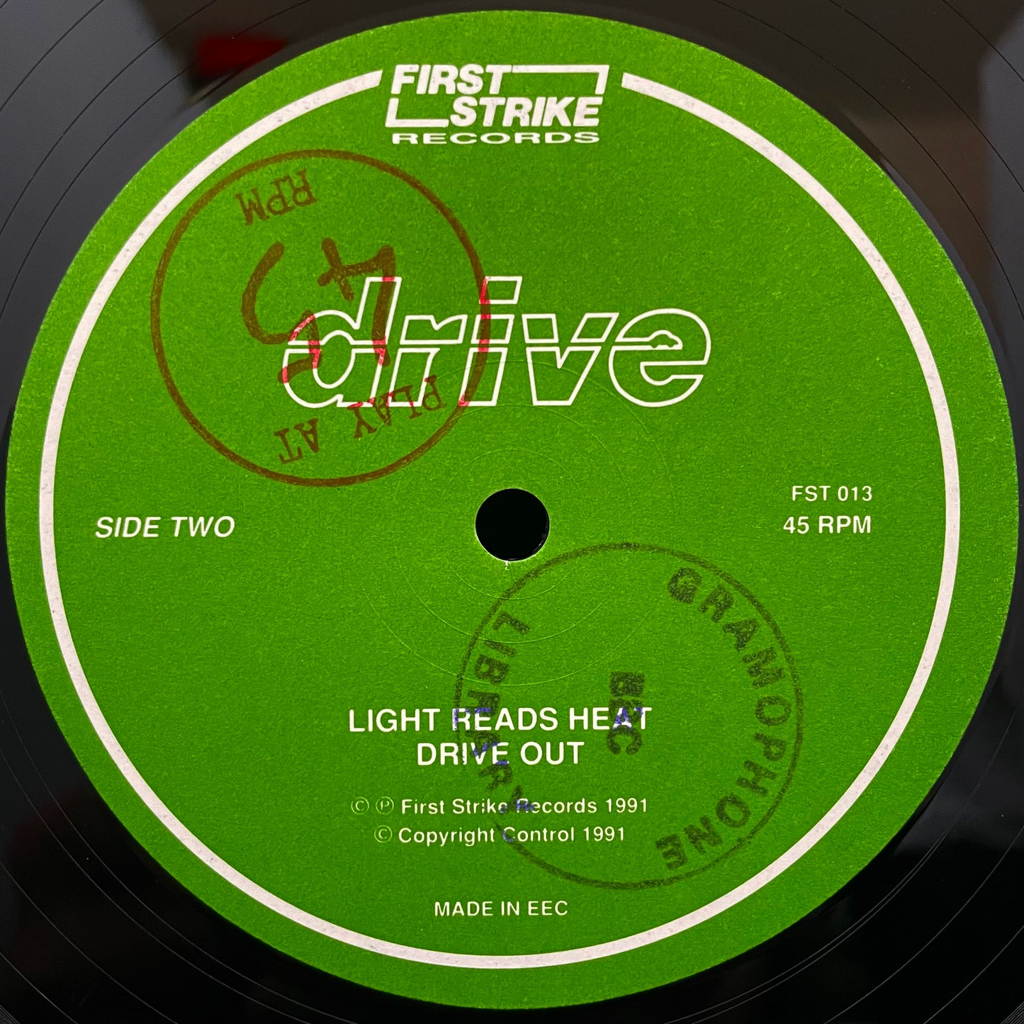 Drive – Greasegun – USED Vinyl 12" Single