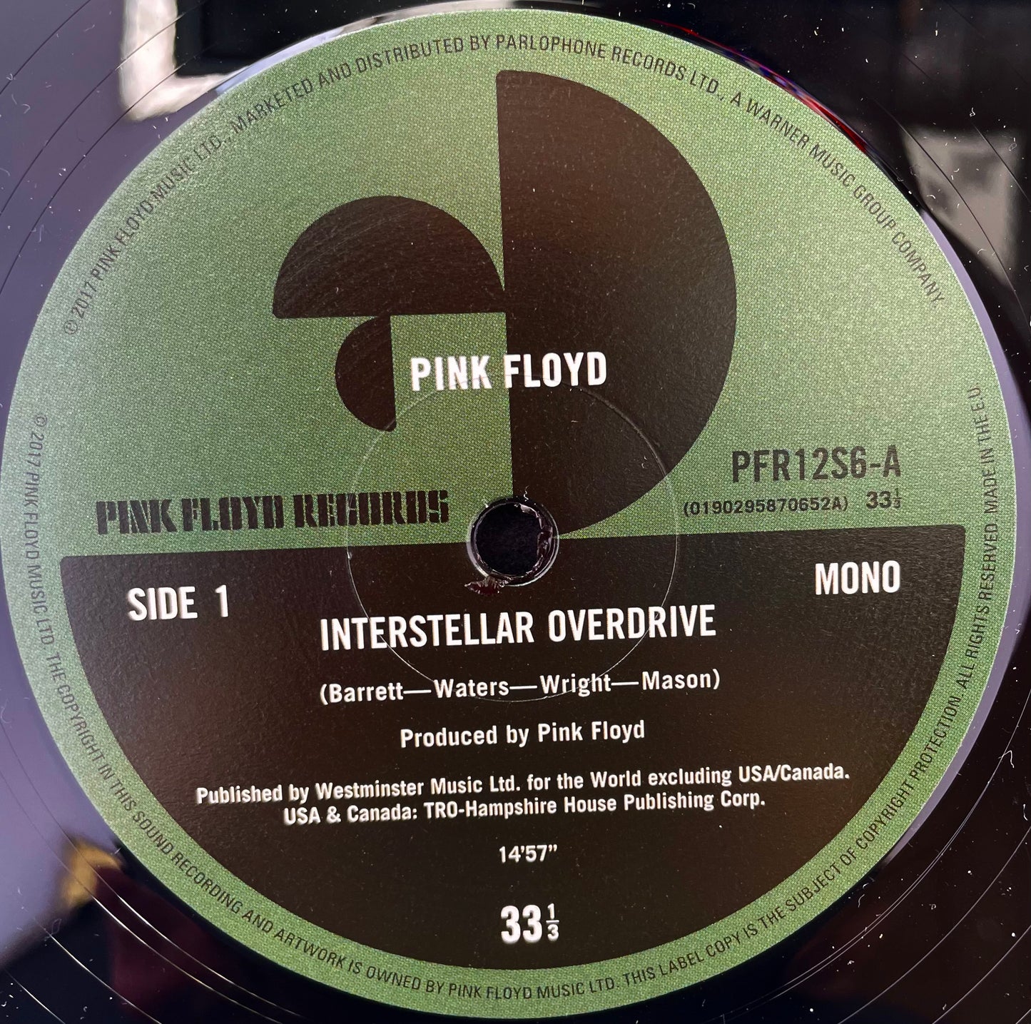 Pink Floyd – Interstellar Overdrive - USED Ltd Edition Single Sided Record Store Day 12" Single