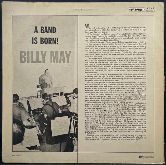 Billy May – A Band Is Born – USED Vinyl LP - MONO
