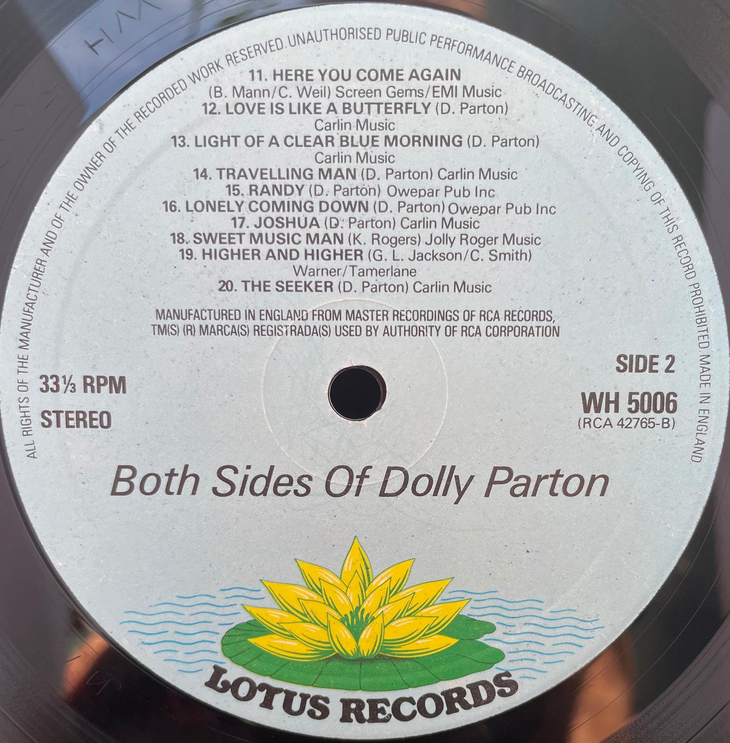 Dolly Parton – Both Sides Of Dolly Parton - USED Vinyl LP