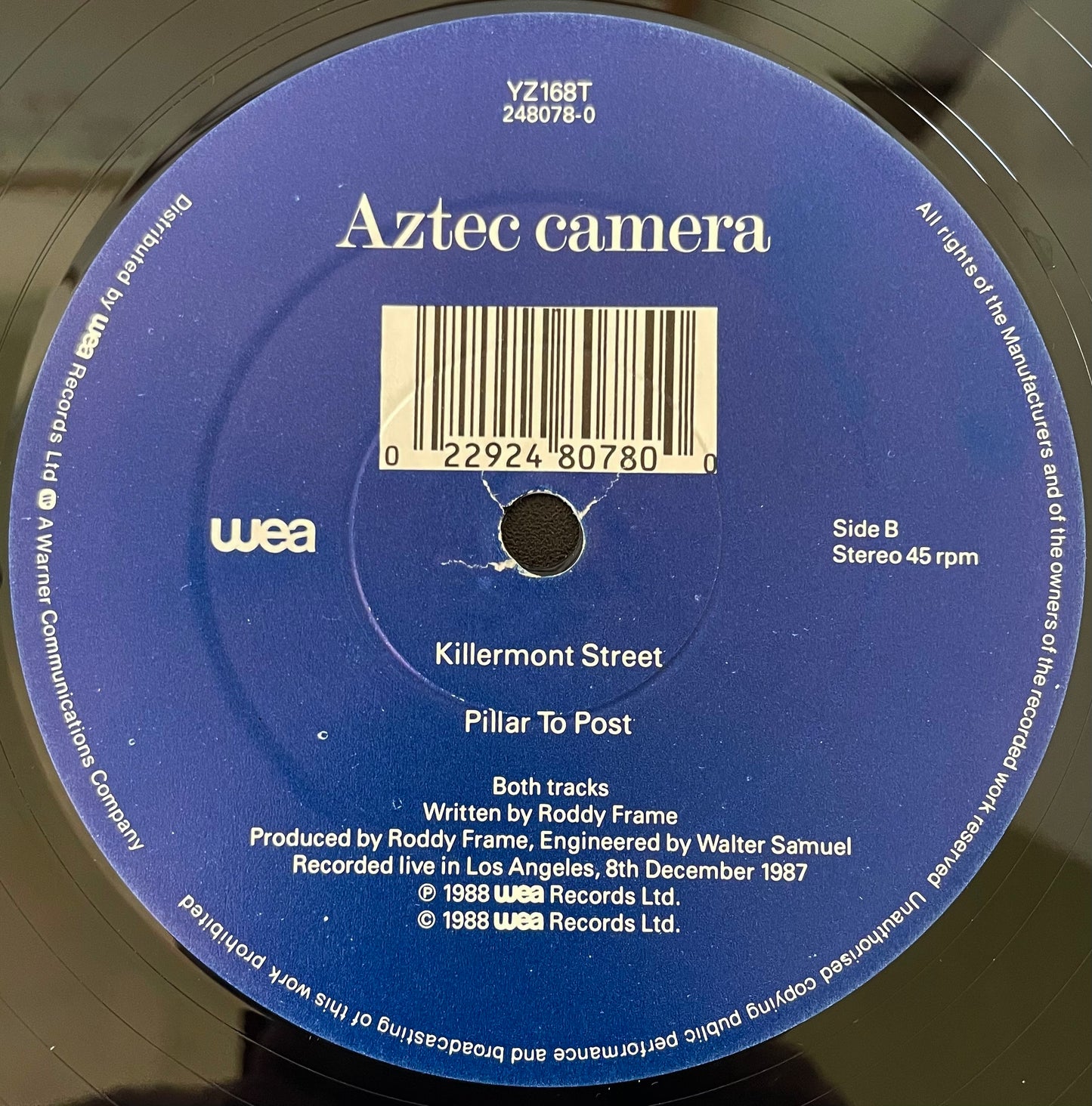 Aztec Camera – How Men Are - USED Vinyl 12" EP