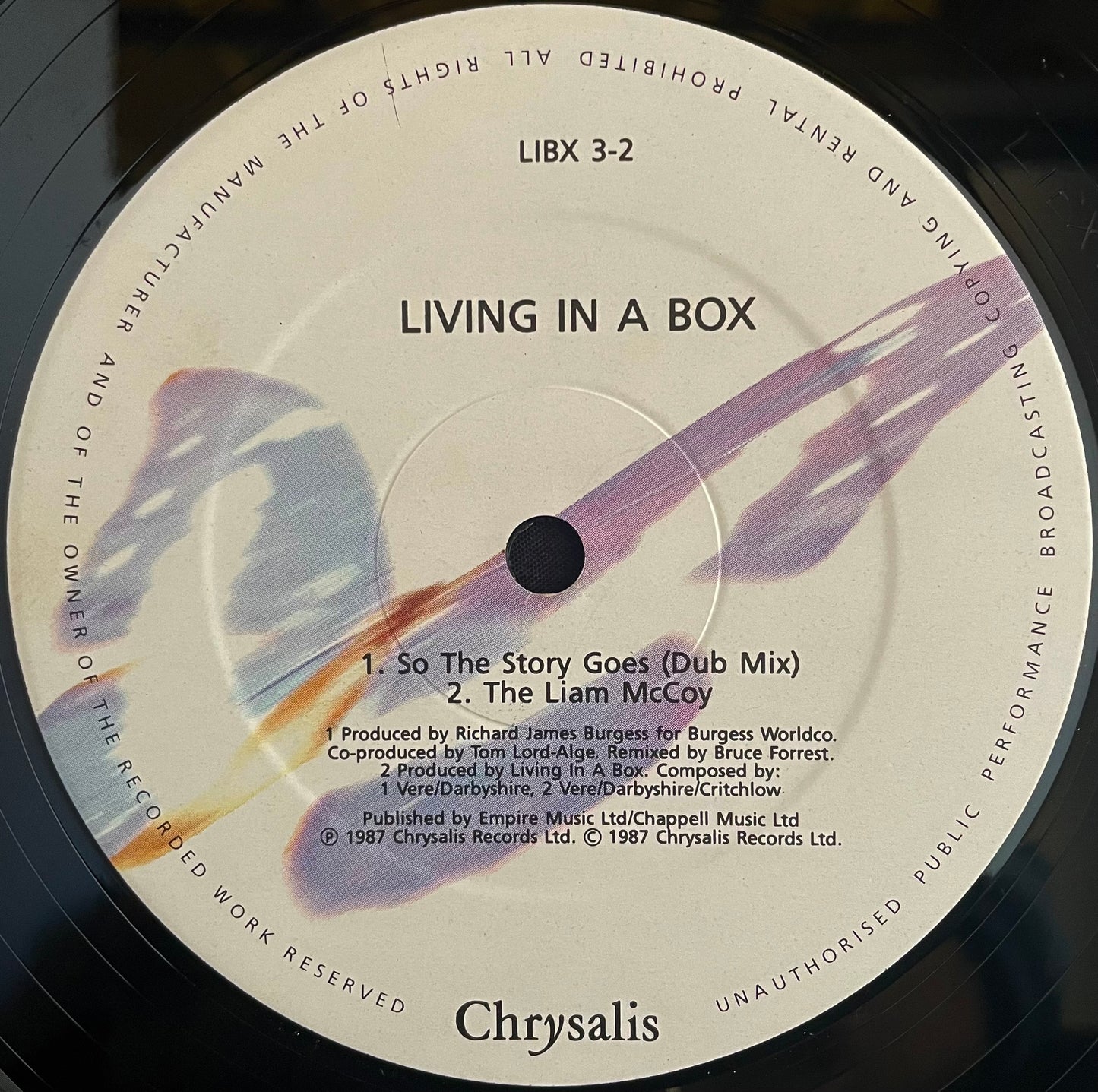 Living In A Box – So The Story Goes - USED Vinyl 12" Single