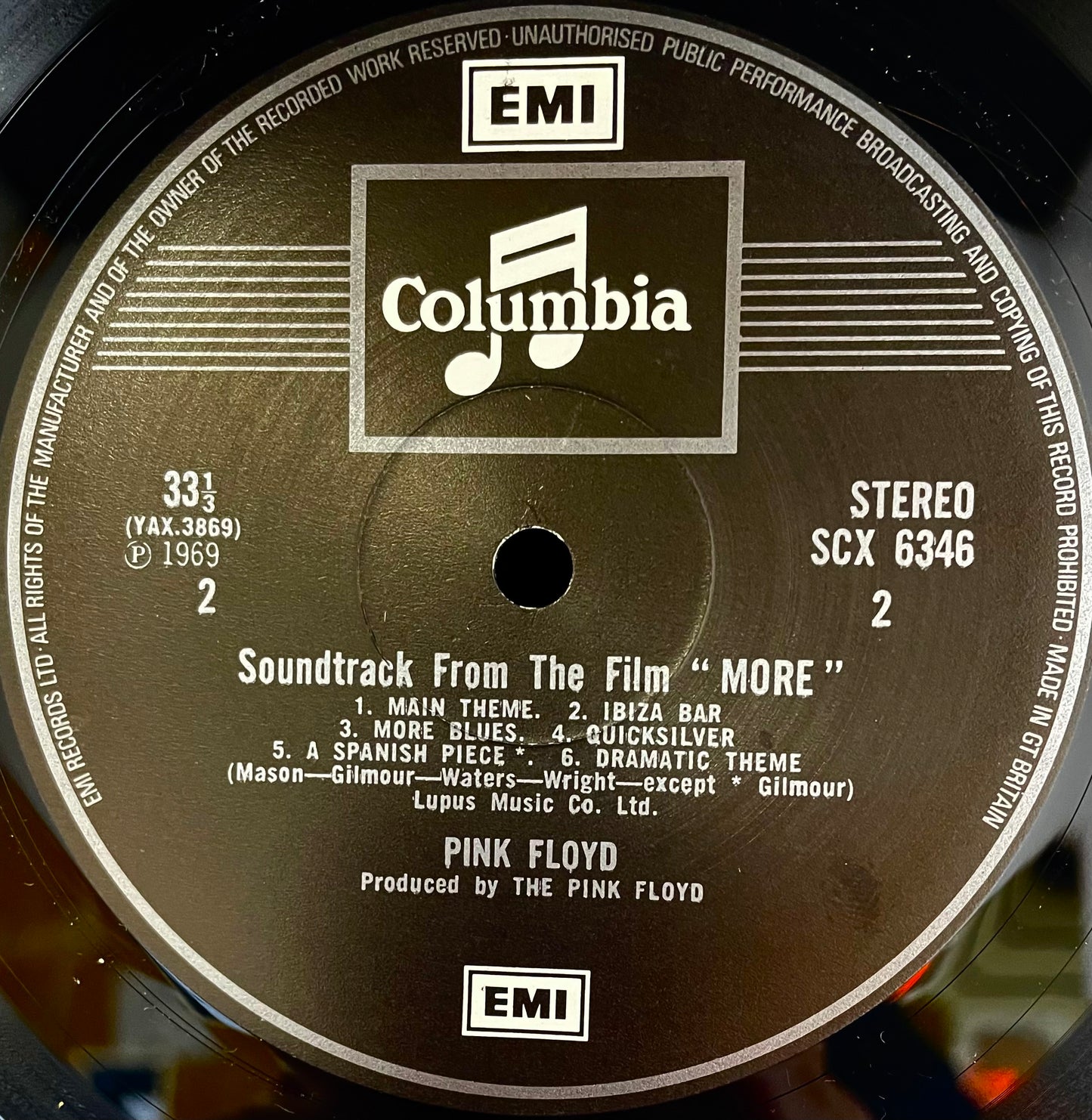Pink Floyd – Soundtrack From The Film "More" - USED Vinyl LP