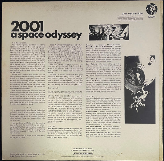 Various – 2001 - A Space Odyssey - USED Vinyl LP
