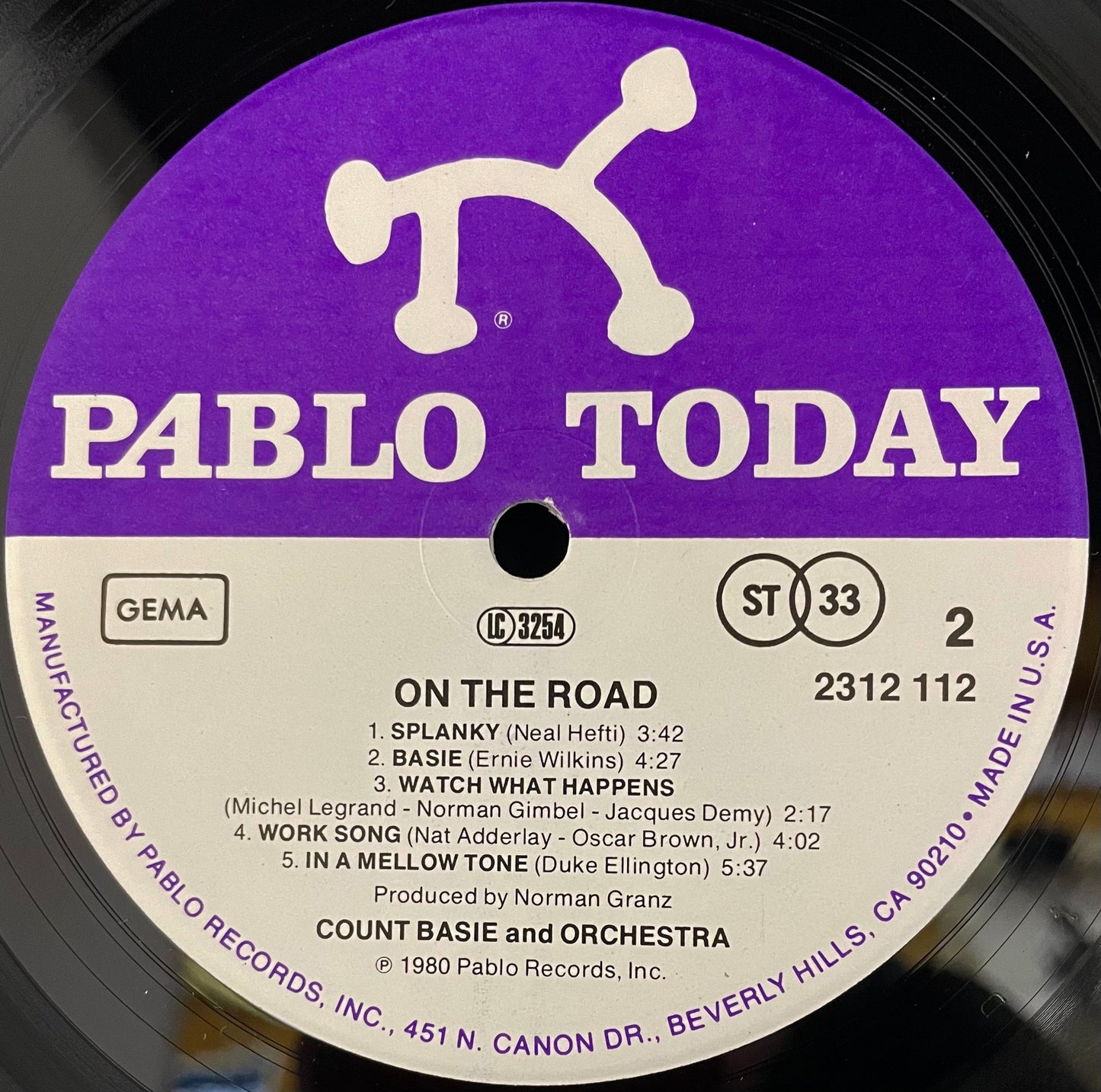 Count Basie And Orchestra – On The Road - USED Vinyl LP