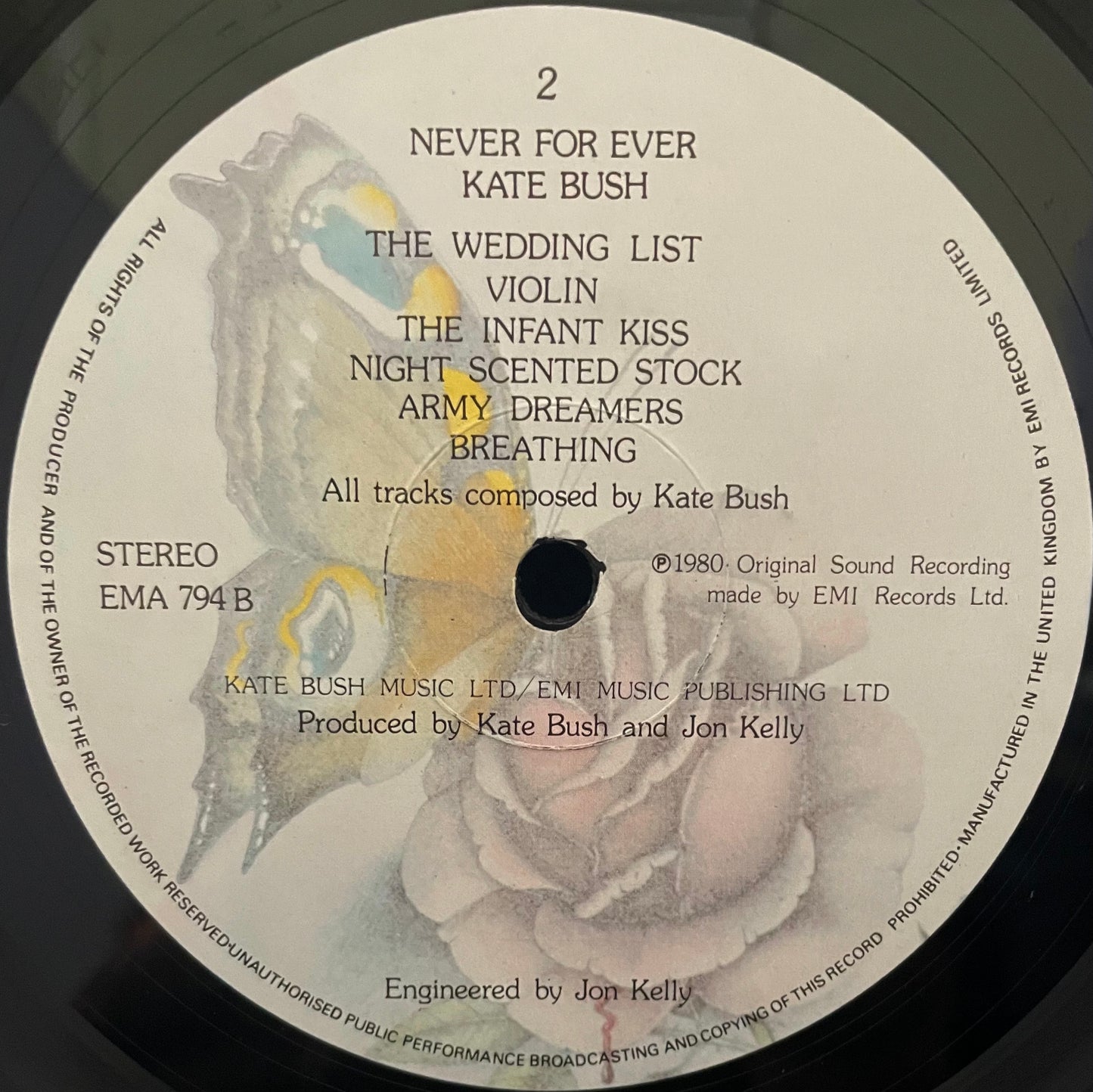Kate Bush – Never For Ever - USED Vinyl LP