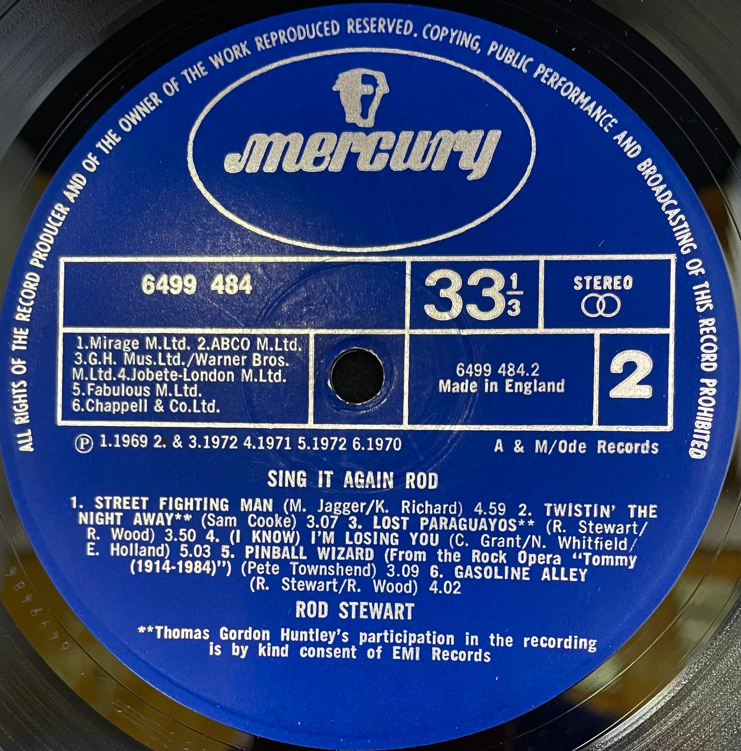 Rod Stewart – Sing It Again Rod - USED Vinyl LP