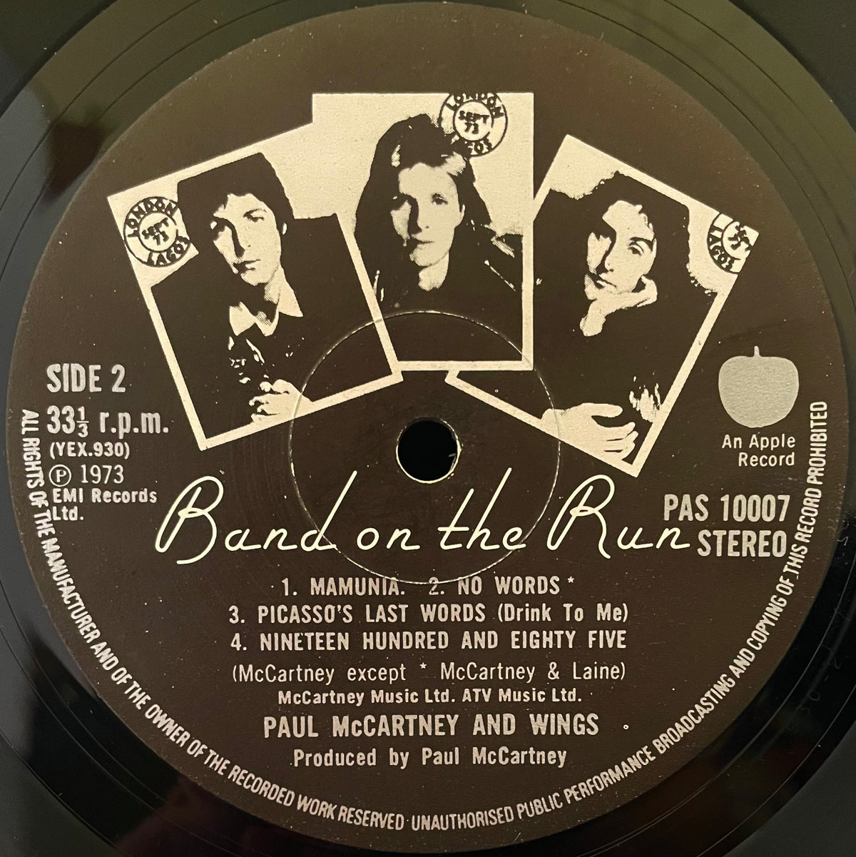 Paul McCartney And Wings – Band On The Run - USED Vinyl LP