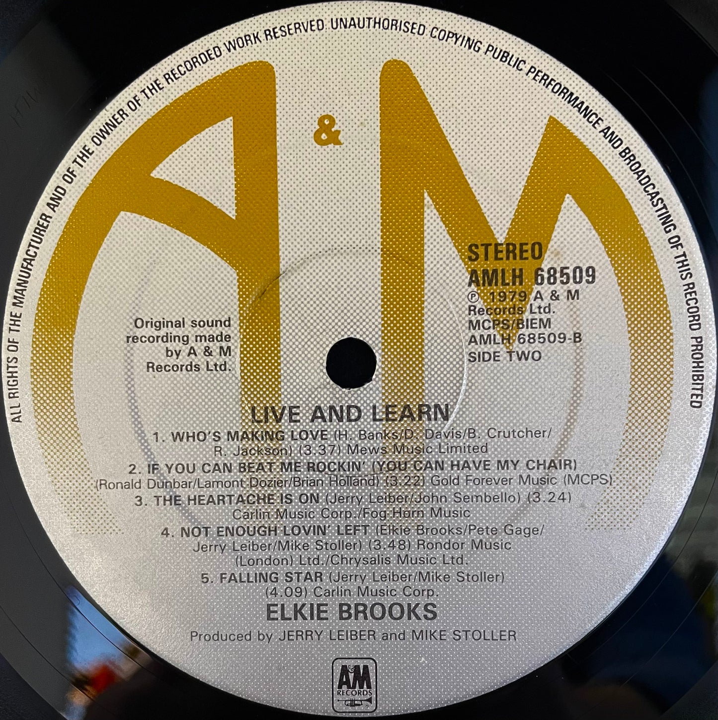 Elkie Brooks – Live And Learn - USED Vinyl LP