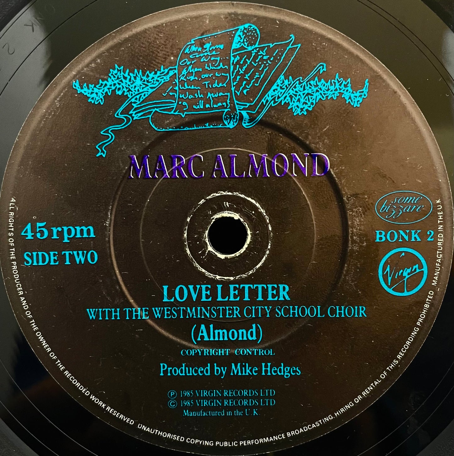 Marc Almond – Love Letter – gebrauchte 7"-Vinyl-Single